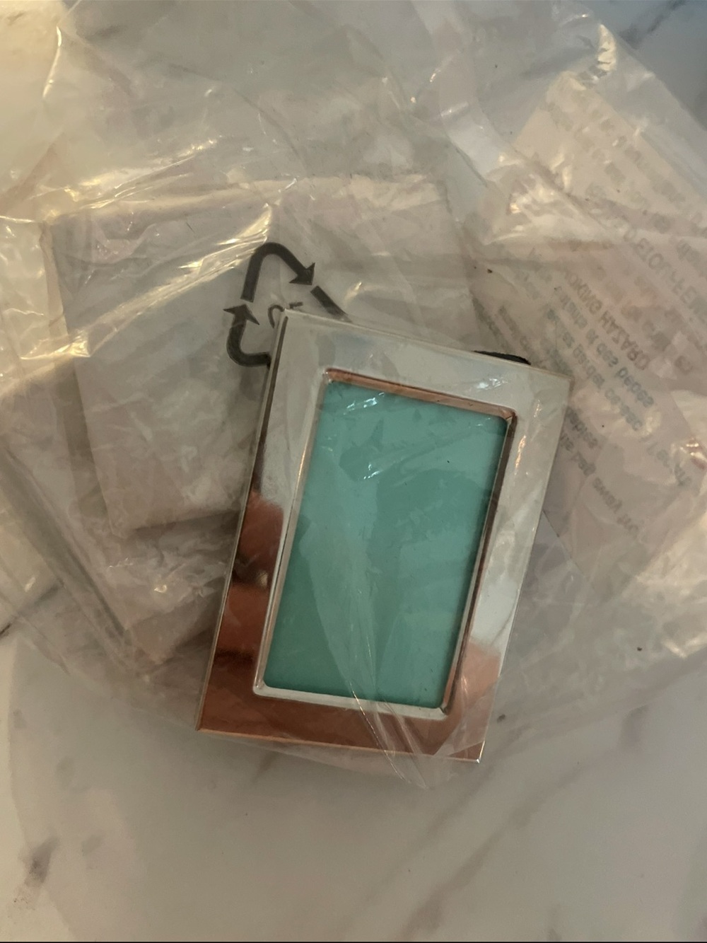 9 Silver Mini Picture Frames